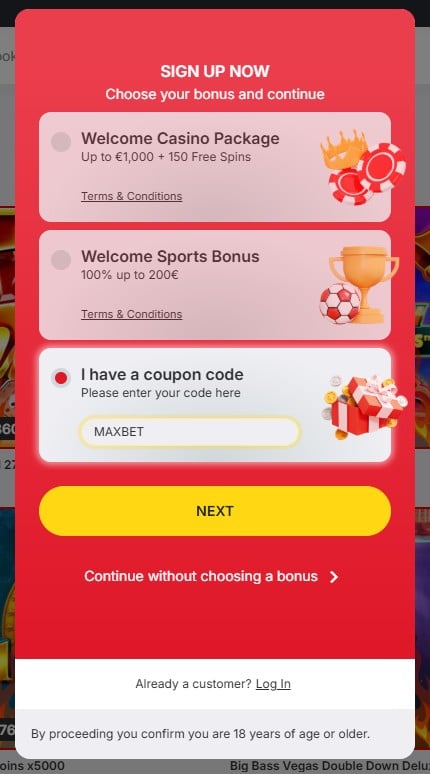 Monoplay Coupon Code MAXBET